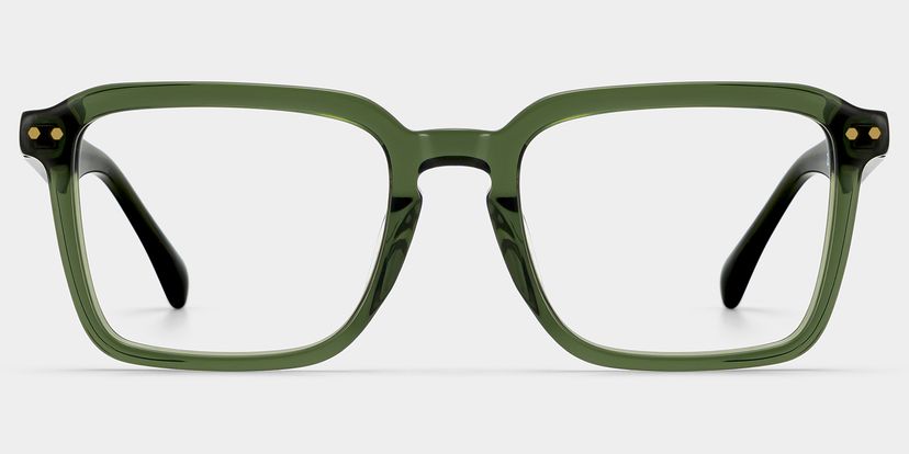Vickerie Green Rectangle Glasses