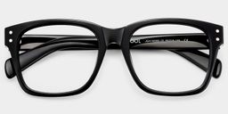 Fussell Black Square Glasses1