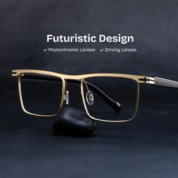 Violet Gold Browline Glasses0