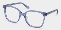 Caroline Blue Square Glasses3