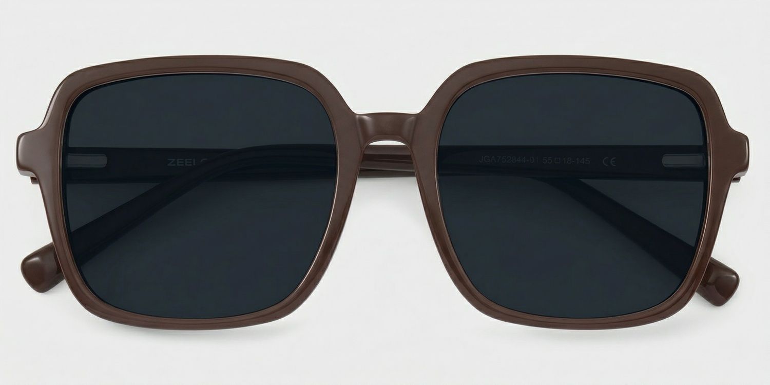 Kenneth Acetate Dark Brown Frame Sunglasses | ZEELOOL1