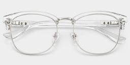 Lasha Clear Browline Glasses2