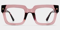 Sarah Purple Rectangle Glasses0