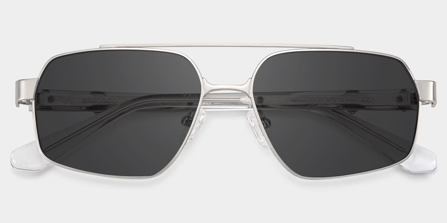 Sterling Aviator Silver Frame Sunglasses Online Sale | ZEELOOL1