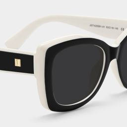 Rosie Black White Butterfly Sunglasses5
