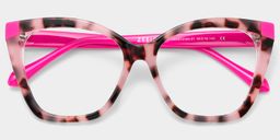 Kira Pink Tortoise Butterfly Glasses3