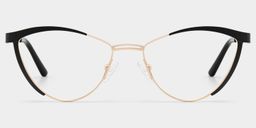 Sydney Black Cat eye Glasses1