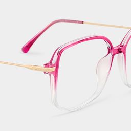 Payton Bright-Pink Geometric Glasses4