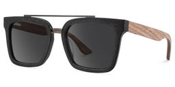 Pascal Black Aviator Sunglasses2