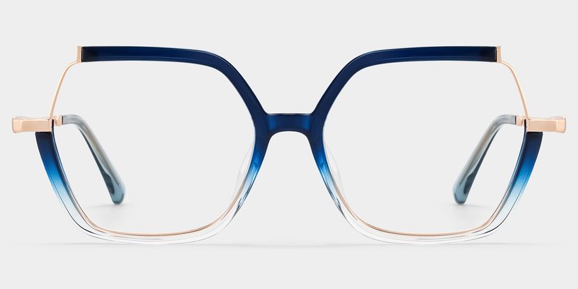 Alexia Blue Square Glasses