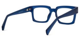 Amadeo Blue Rectangle Glasses5