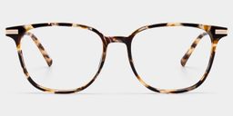Florence Tortoise Rectangle Glasses1