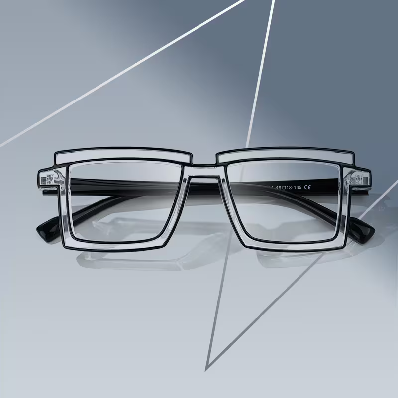 Zephyr Clear Glasses in Cyberpunk Style Eyeglasses0