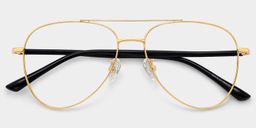 Paige Gold Aviator Glasses2