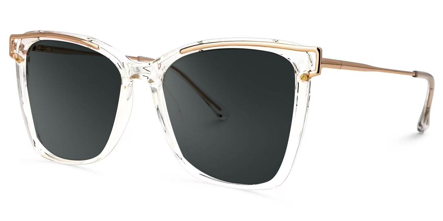 Krystle Square Clear Prescription Sunglasses | ZEELOOL1