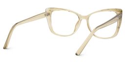 Farris Beige Cat eye Glasses3