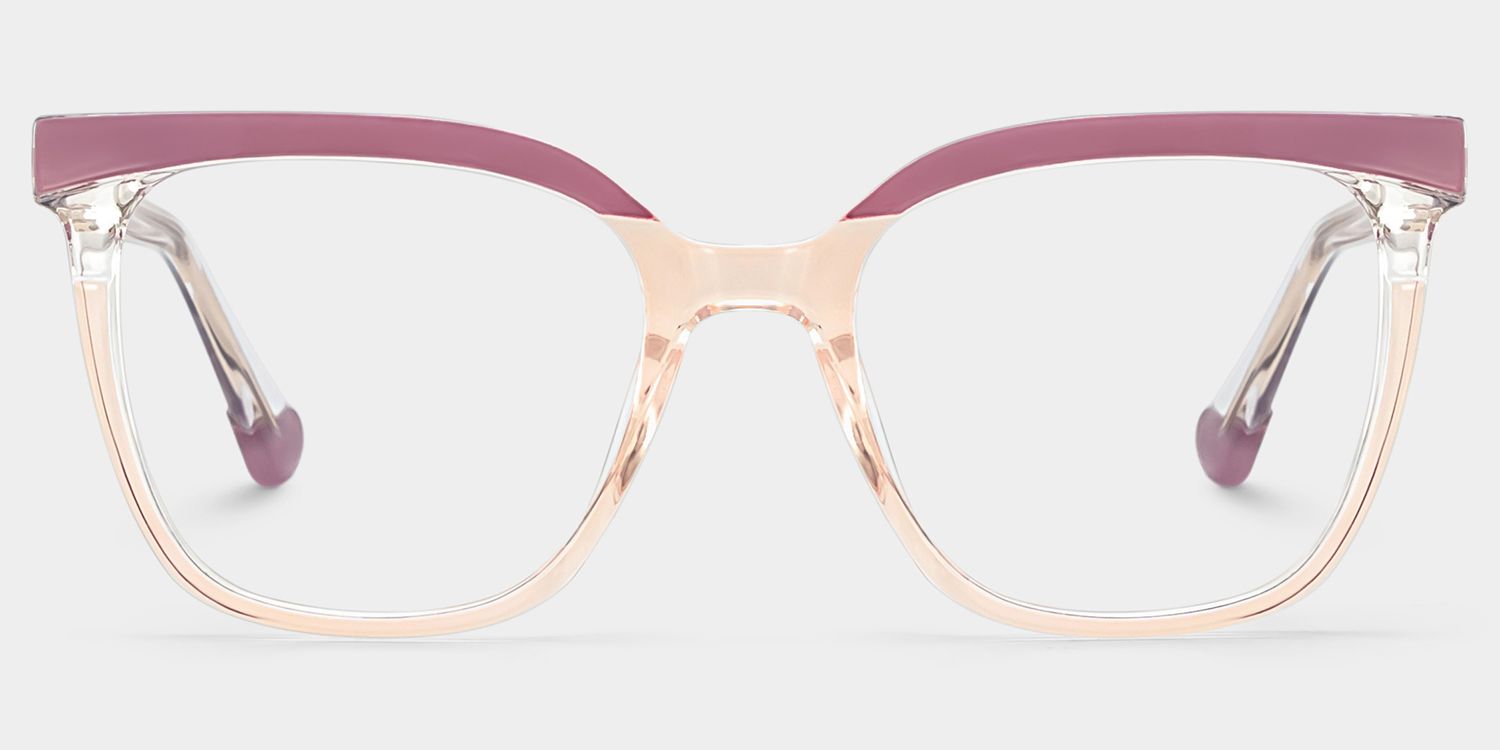 Square Tawana Purple Glasses Frames for Women | ZEELOOL0