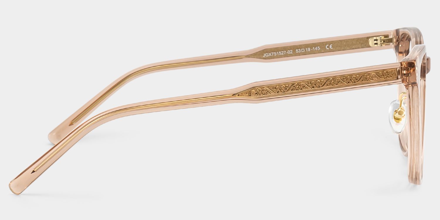 Hailey Beige Frame Glasses with Square Frame Online | ZEELOOL4