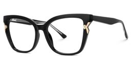 Nunnally Black Cat eye Glasses2