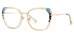 Murcia Beige Square Glasses3