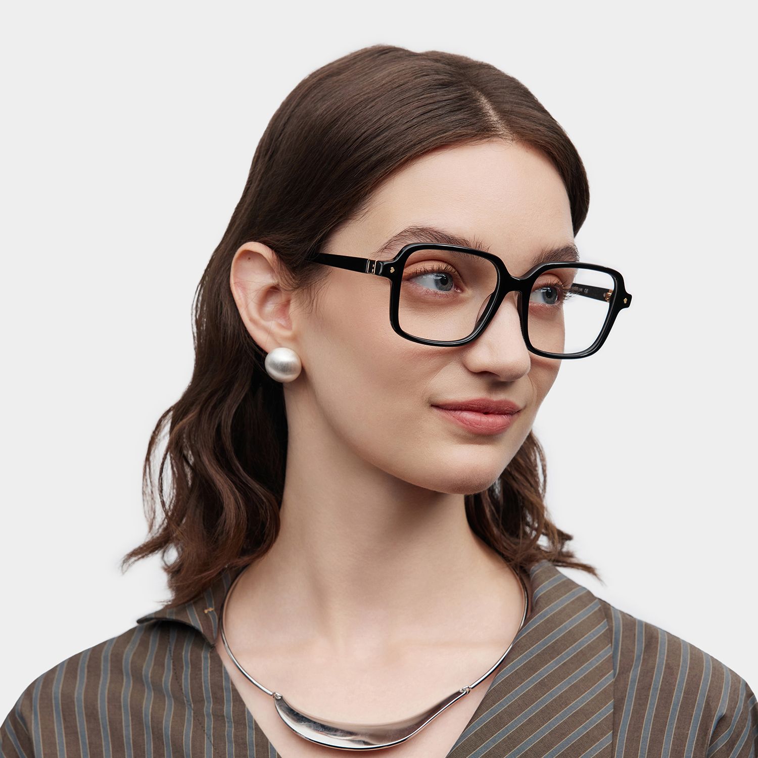 Talia Black Frame Glasses with Square Frame Online | ZEELOOL1