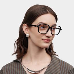 Talia Black Square Glasses1