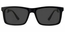 Osvaldo Black Rectangle Sunglasses0