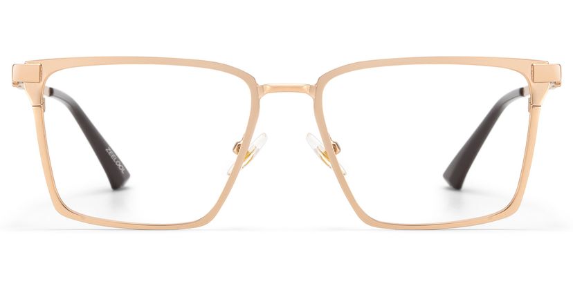 Finn Gold Rectangle Glasses