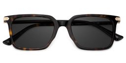 Goveo Tortoise Rectangle Sunglasses1