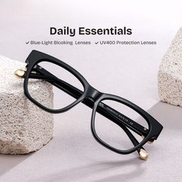 Julian Black Square Glasses2