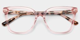 Sage Pink Rectangle Glasses4
