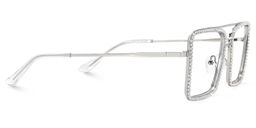 Diva Silver Square Glasses4