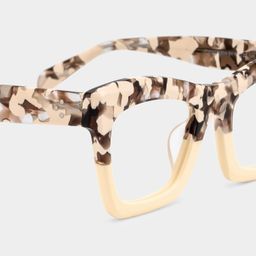 Benitez Two-Tone Rectangle Glasses4