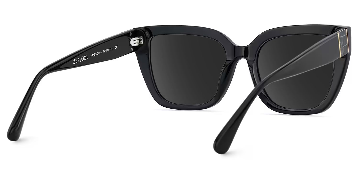 Tamarrah Cat Eye Black Sunglasses for Women & Men | ZEELOOL4