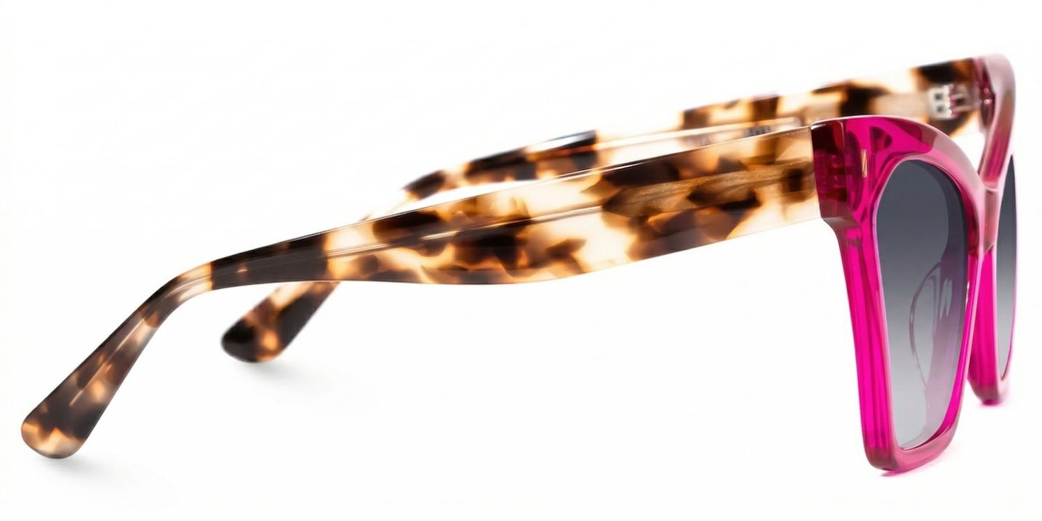 Senica Acetate Purple Frame Sunglasses | ZEELOOL2