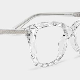 Edna Clear Rectangle Glasses4