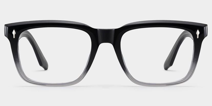 Fletcher Black Rectangle Glasses