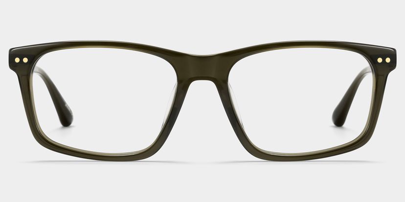 Cozy Dark Gray Rectangle Glasses