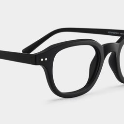 Amber Black Square Glasses5