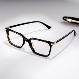 Goveo Tortoise Rectangle Glasses0