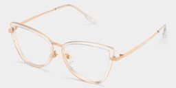 Sloane Clear Cat eye Glasses3