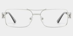 Eric Silver Aviator Glasses2
