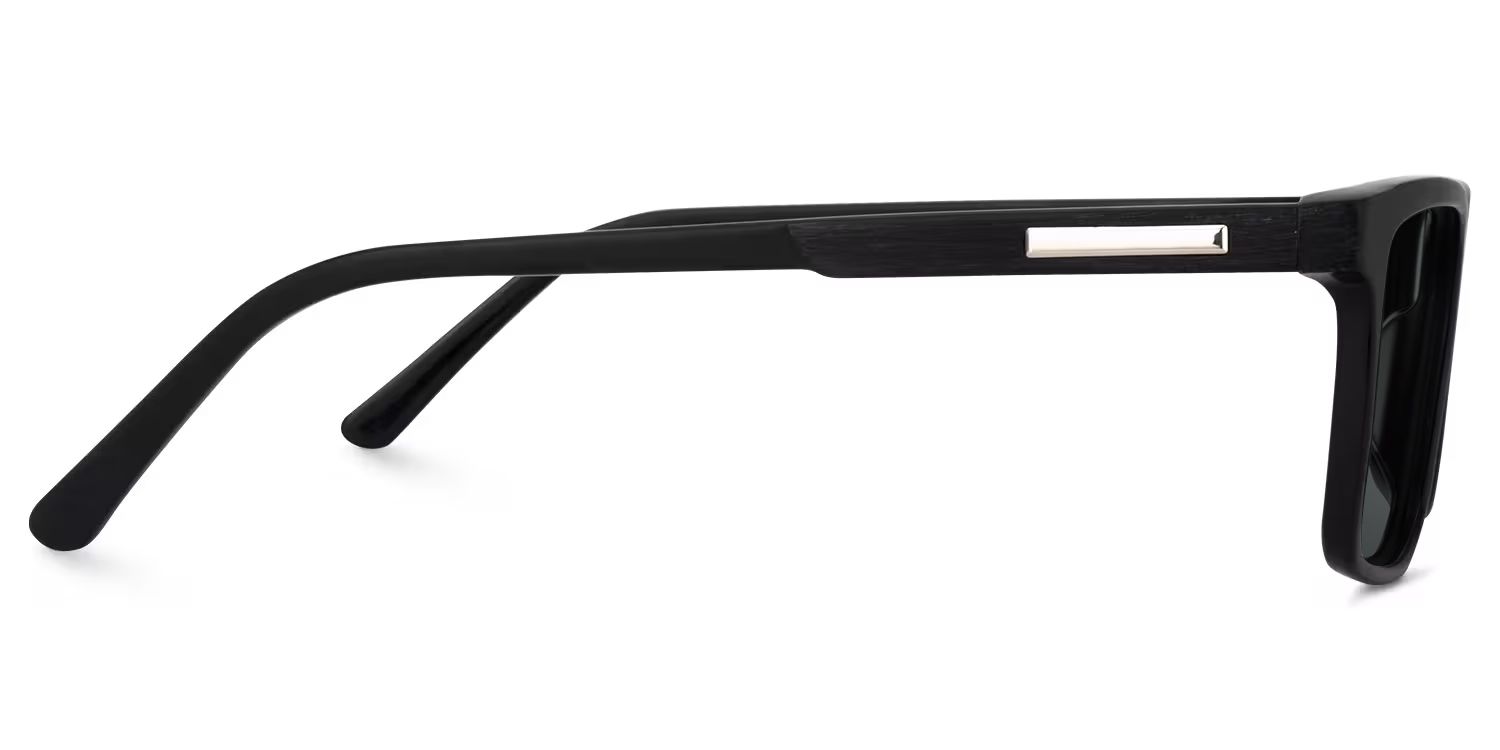 Daniel Rectangle Black Sunglasses for Women & Men | ZEELOOL2