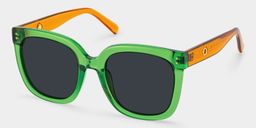 Ebony Green Square Sunglasses2