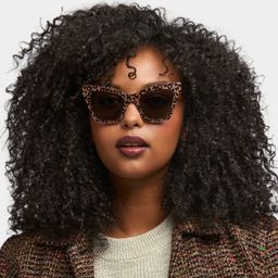 Ansyah Leopard Cat eye Sunglasses0
