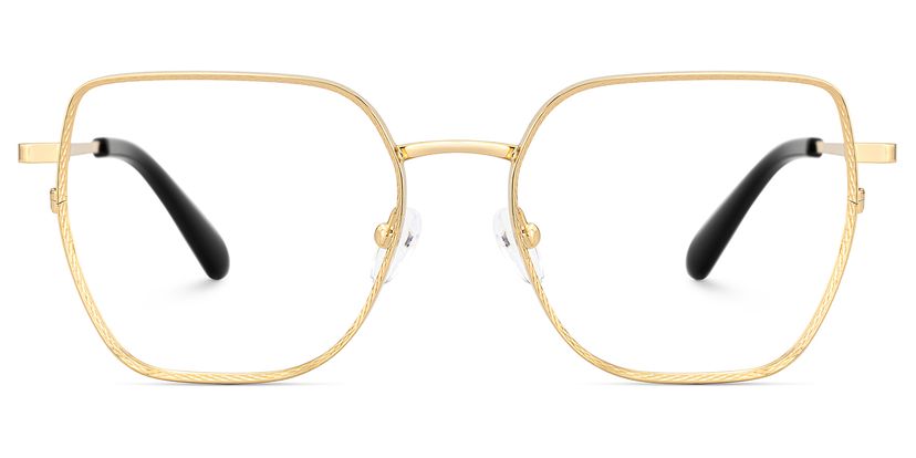 Fife Gold Geometric Glasses