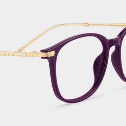 Greene Purple Square Glasses5
