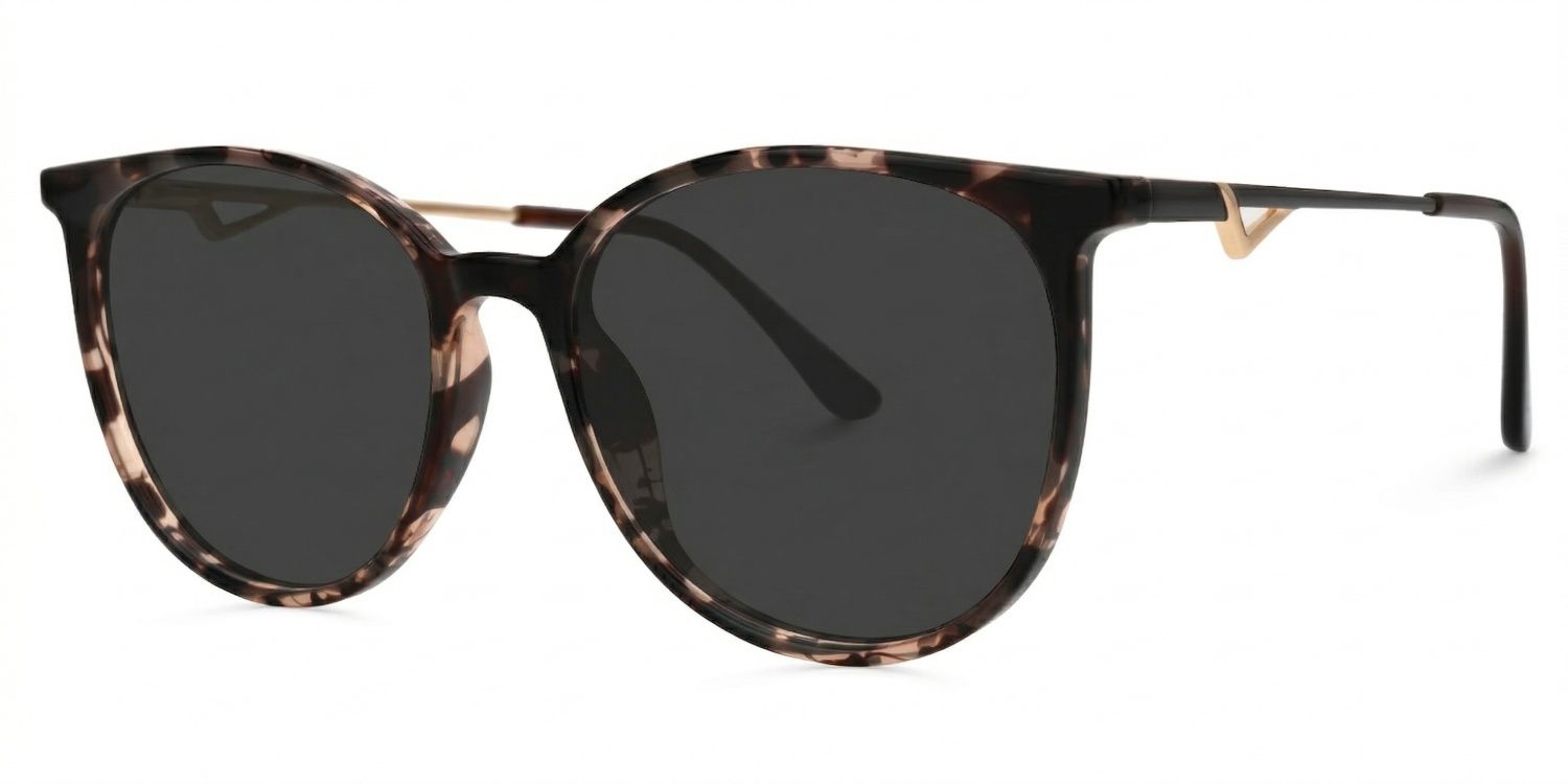 Chanty Round Tortoise Prescription Sunglasses | ZEELOOL1