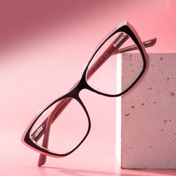 Fidelia Black Cat eye Glasses0
