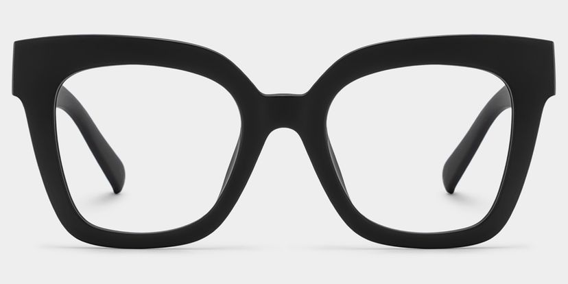 Malcolm Black Square Glasses